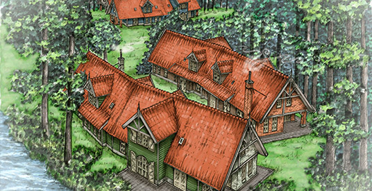 Efteling stuurt bezoekers het bos in: eerste tekeningen van uitbreiding bungalowpark Bosrijk