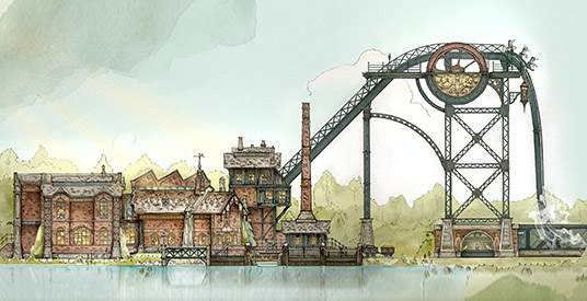 Efteling onthult eerste tekening nieuwe achtbaan, attractie krijgt duister achtergrondverhaal