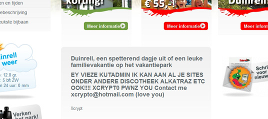 Website Duinrell zo lek als een mandje