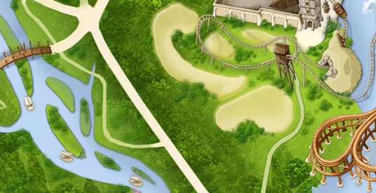 Efteling bouwt dive coaster achter Vliegende Hollander