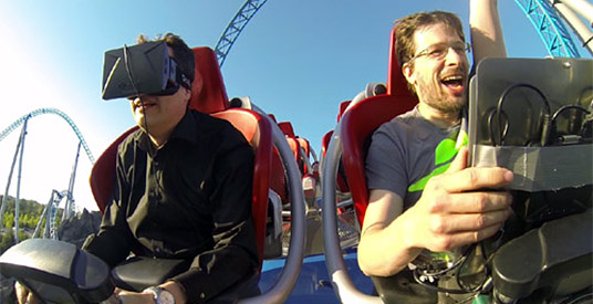 Experiment: achtbaanritje met speciale virtualreality-bril