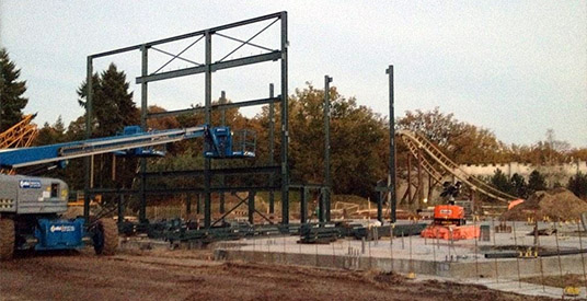 Bouw nieuwe Efteling-achtbaan Baron 1898 gaat de hoogte in