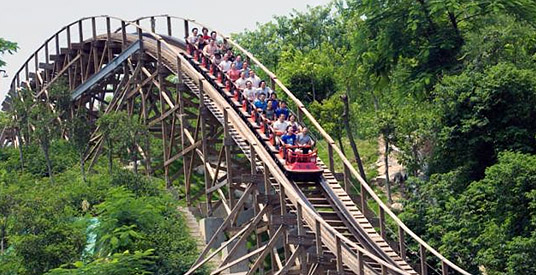 'Plopsaland aast op nieuwe houten achtbaan voor 2016'